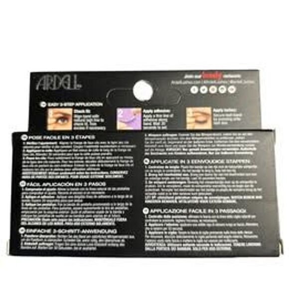Ardell Faux Mink Luxuriously Lightweight w/ Invisband #811 False Lashes - Picture 3 of 3
